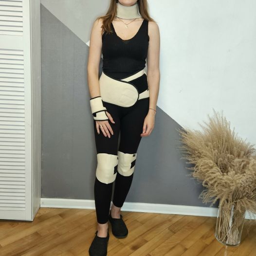 Комплект Класичний з овечої вовни