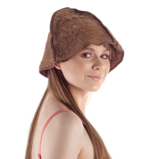 Банный колпак из верблюжьей шерсти